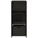 Tuinkast 50x55x115 cm poly rattan zwart