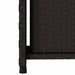 Tuinkast 50x55x115 cm poly rattan zwart