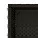 Tuinkast 50x55x115 cm poly rattan zwart