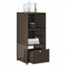 Tuinkast 50x55x115 cm poly rattan bruin