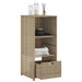 Tuinkast 50x55x115 cm poly rattan beige