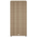 Tuinkast 50x55x115 cm poly rattan beige