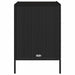 Tuinkast 55x59x80 cm poly rattan zwart
