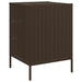 Tuinkast 55x59x80 cm poly rattan bruin