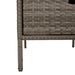 Tuinkast 55x59x80 cm poly rattan grijs