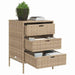 Tuinkast 55x59x80 cm poly rattan beige