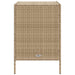 Tuinkast 55x59x80 cm poly rattan beige