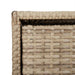 Tuinkast 55x59x80 cm poly rattan beige