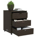 Tuinkast 55x59x69 cm poly rattan bruin