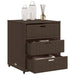 Tuinkast 55x59x69 cm poly rattan bruin