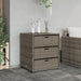 Tuinkast 55x59x69 cm poly rattan grijs