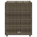Tuinkast 55x59x69 cm poly rattan grijs