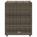 Tuinkast 55x59x69 cm poly rattan grijs