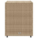 Tuinkast 55x59x69 cm poly rattan beige