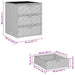 Tuinkast 55x59x69 cm poly rattan beige