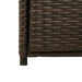 Tuinkast 55x55x111 cm poly rattan bruin