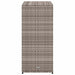 Tuinkast 105x55x113 cm poly rattan grijs