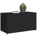 Tuinkast 110x55x60,5 cm poly rattan zwart