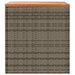 Tuinbox 110x50x54 cm poly rattan en acaciahout grijs