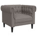 3-delige Loungeset stof taupe