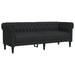 2-delige Loungeset stof zwart