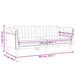 3-delige Loungeset fluweel blauw