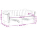 3-delige Loungeset fluweel bruin