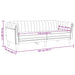3-delige Loungeset fluweel bruin