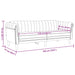 2-delige Loungeset fluweel bruin