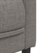 3-delige Loungeset stof taupe