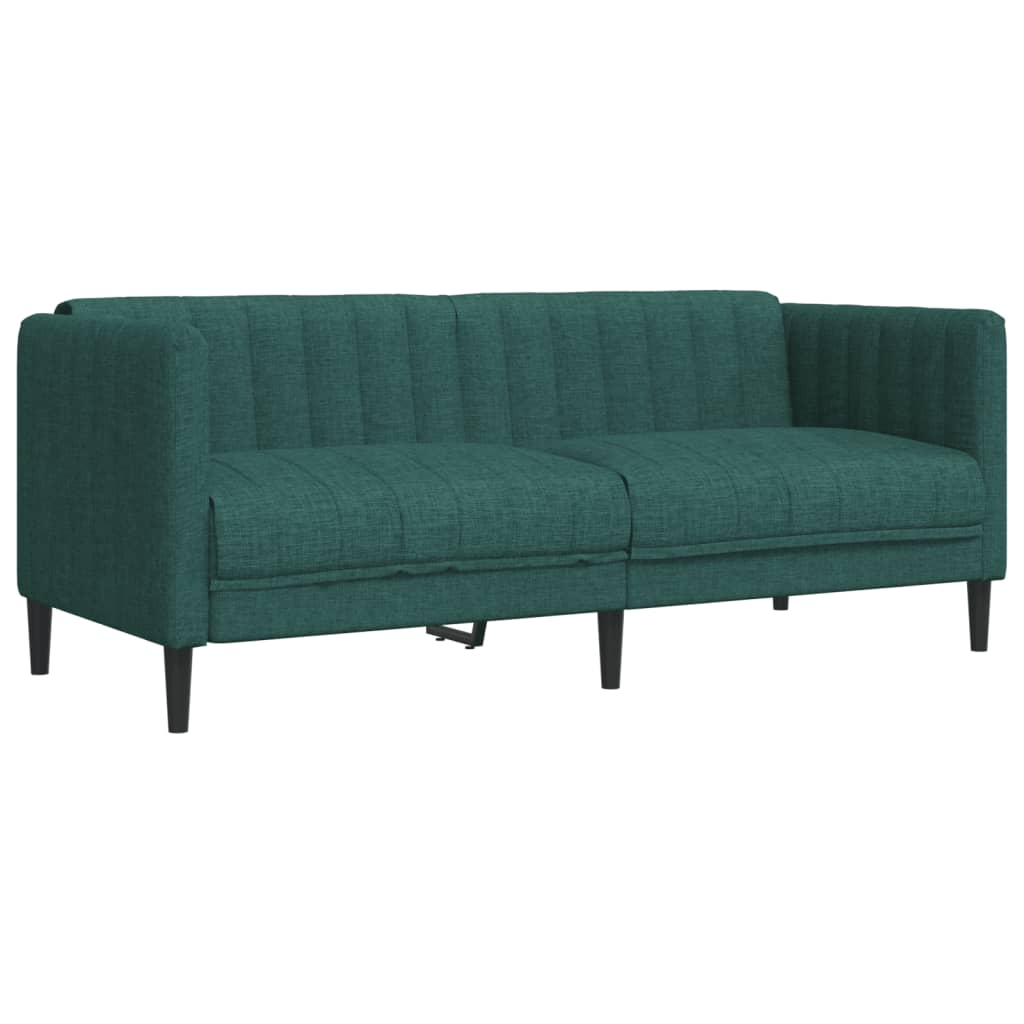2-delige Loungeset stof donkergroen