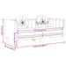 3-delige Loungeset met kussens fluweel bruin