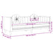 3-delige Loungeset met kussens fluweel bruin