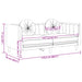 2-delige Loungeset met kussens fluweel bruin