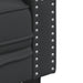 2-delige Loungeset Chesterfield-stijl kunstleer zwart