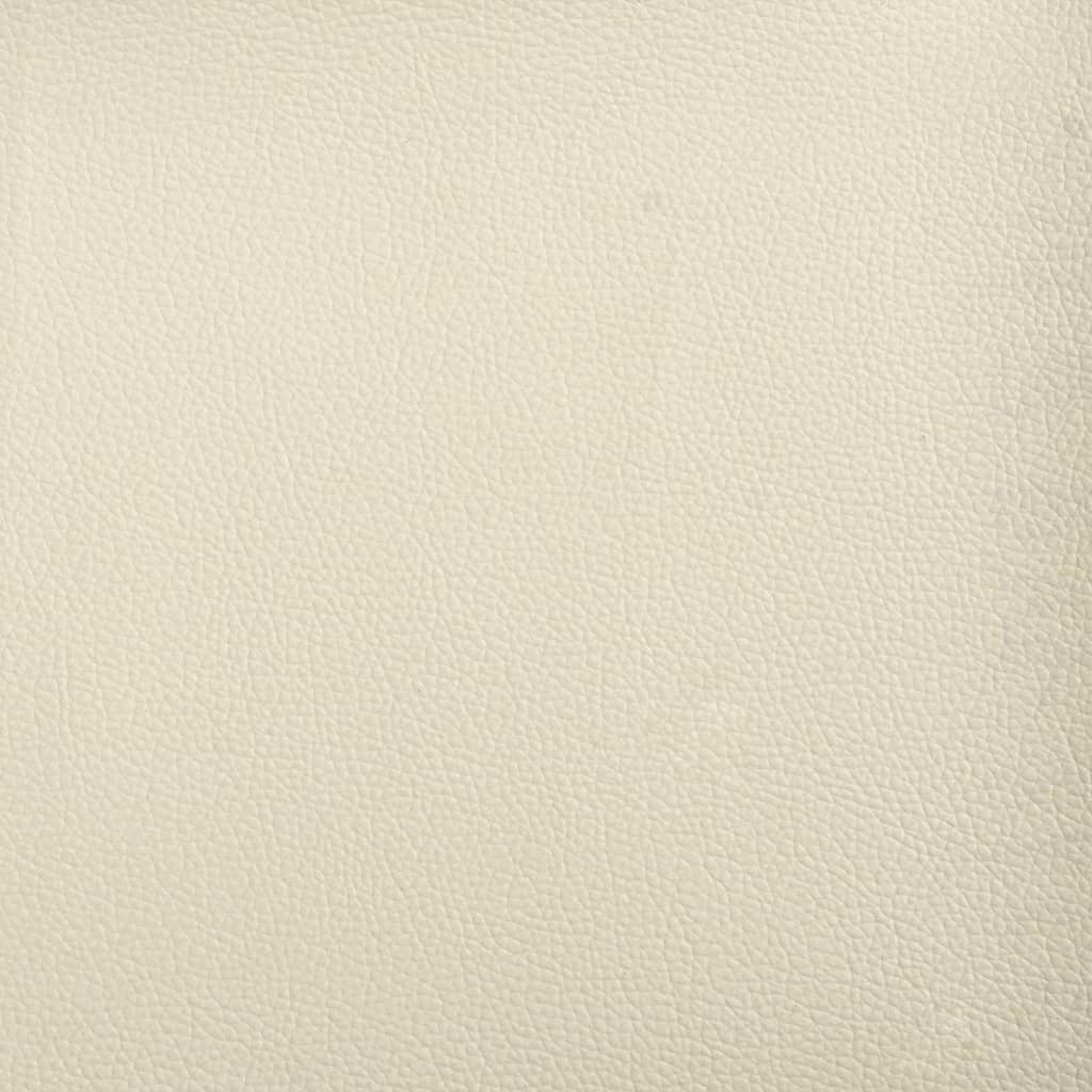2-Delige Loungeset Chesterfield-Stijl Kunstleer Kleurig Crème