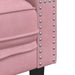 2-delige Loungeset Chesterfield met bolsters fluweel roze