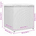 Kussenbox met opslag Grijs 50 x 50 x 50 cm poly rattan