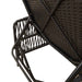 Ligstoel Zwart en Cream Wit 55 x 200 x 92 cm poly rattan