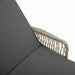 Ligstoel Licht Grijs en Donker Grijs 200 x 55 x 92 cm