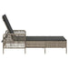 Ligstoel Licht Grijs en Donker Grijs 200 x 55 x 92 cm