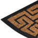 Deurmat halfrond 45x75 cm rubber en kokosvezel