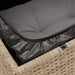 Tuinbank 3-zits met kussens poly rattan beige