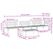 4-delige Loungeset pallet massief acaciahout