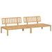 Tuinmiddenbanken 2 st pallet massief acaciahout