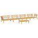 5-delige Loungeset pallet massief acaciahout
