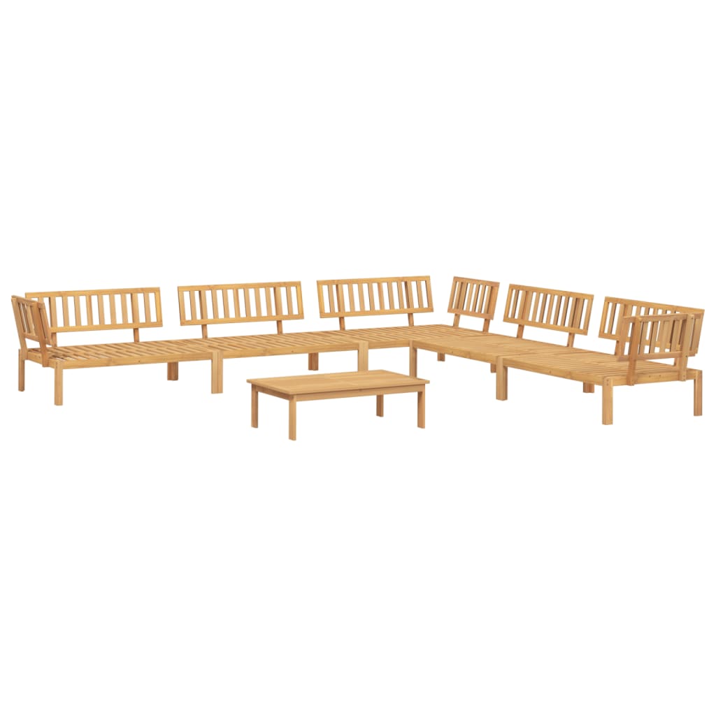 6-delige Loungeset pallet massief acaciahout