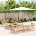 5-delige Loungeset pallet massief acaciahout