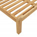 4-delige Loungeset pallet met kussens massief acaciahout