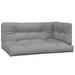 6-delige Loungeset pallet met kussens massief acaciahout